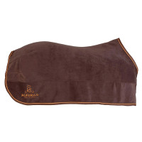 Couverture de box en polaire 800g Acavallo Marron / orange Couverture de box en polaire 800g Acavallo Marron / orange