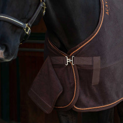 Couverture de box en polaire 800g Acavallo Marron / orange