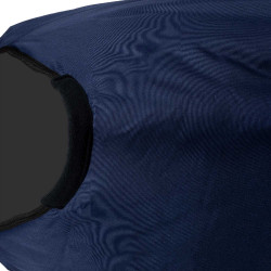 Couverture de box 400g en tissu rip-stop avec logo Bora Equestro Marine Bleu marine