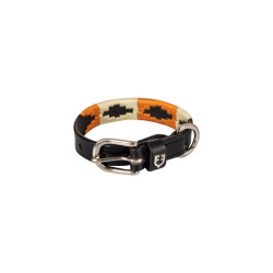 Collier pour chien en cuir Polo N Equestro Noir Collier pour chien en cuir Polo N Equestro Noir