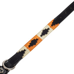 Collier pour chien en cuir Polo N Equestro Noir Collier pour chien en cuir Polo N Equestro Noir