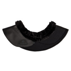 Cloches en cuir écologique avec mouton synthétique et fermeture velcro Acavallo Noir Cloches en cuir écologique avec mouton synthétique et fermeture velcro Acavallo Noir