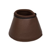 Cloches en cuir écologique avec fermeture velcro Acavallo Marron foncé Cloches en cuir écologique avec fermeture velcro Acavallo Marron foncé