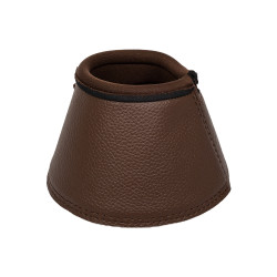 Cloches en cuir écologique avec fermeture velcro Acavallo Marron foncé Cloches en cuir écologique avec fermeture velcro Acavallo Marron foncé