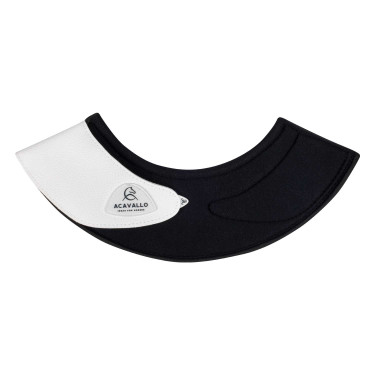 Cloches en cuir écologique avec fermeture velcro Acavallo Blanc