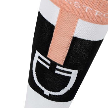 Chaussettes unisex en tissu technique et respirant avec logo Equestro Chaussettes unisex en tissu technique et respirant avec logo Equestro