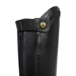 Mini-chaps unisex avec fermeture éclair arrière et bande élastique Castiglia Equestro Noir Mini-chaps unisex avec fermeture éclair arrière et bande élastique Castiglia Equestro Noir