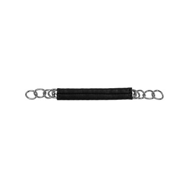 Chaine de gourmette recouverte de cuir Equestro Chaine de gourmette recouverte de cuir Equestro
