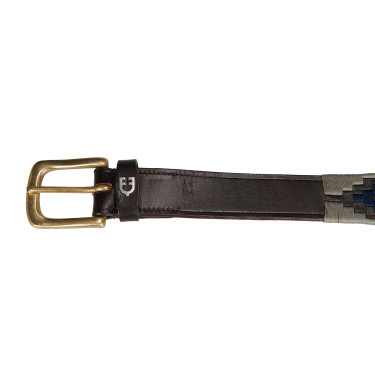 Ceinture en cuir avec motif sud-ouest Equestro Ceinture en cuir avec motif sud-ouest Equestro