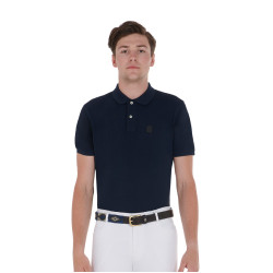 Ceinture en cuir avec motif sud-ouest Equestro Marron / marine / gris Multi-couleurs