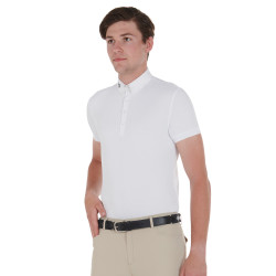 Ceinture en cuir avec broderie noire et blanche Equestro Ceinture en cuir avec broderie noire et blanche Equestro