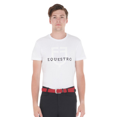 Ceinture élastique motif croisé Equestro Ceinture élastique motif croisé Equestro