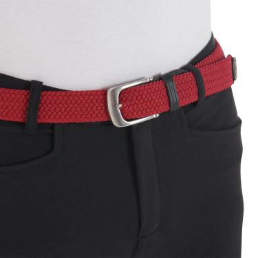 Ceinture élastique motif croisé Equestro Ceinture élastique motif croisé Equestro
