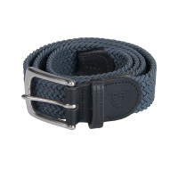Ceinture élastique motif croisé Equestro Gris