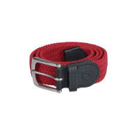 Ceinture élastique enfant avec motif croisé Equestro Marine Bleu marine