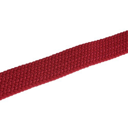 Ceinture élastique enfant avec motif croisé Equestro Bordeaux