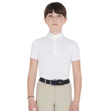 Ceinture élastique enfant avec motif croisé Equestro Ceinture élastique enfant avec motif croisé Equestro