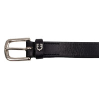 Ceinture anglaise avec broderie contrastante Equestro Noir Ceinture anglaise avec broderie contrastante Equestro Noir