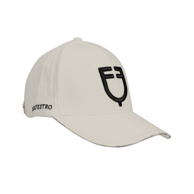 Casquette unisex de la nouvelle collection Equestro Beige / noir