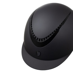 Casque unisex avec cadre brillant Galaxy Equestro Noir / noir brillant