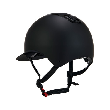 Casque ultra-léger en plastique mat résistant avec large visière (3 rembourrages) Eclipse Equestro Casque ultra-léger en plastique mat résistant avec large visière (3 rembourrages) Eclipse Equestro