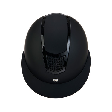 Casque ultra-léger en plastique mat résistant avec large visière (3 rembourrages) Eclipse Equestro Casque ultra-léger en plastique mat résistant avec large visière (3 rembourrages) Eclipse Equestro