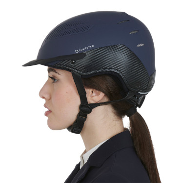 Casque ultra-léger en plastique durable Stealth Equestro Marine Bleu marine