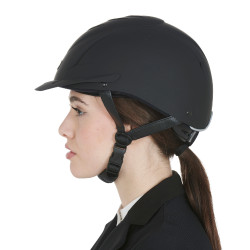 Casque ultra-léger avec logo frontal Maverick Equestro Noir