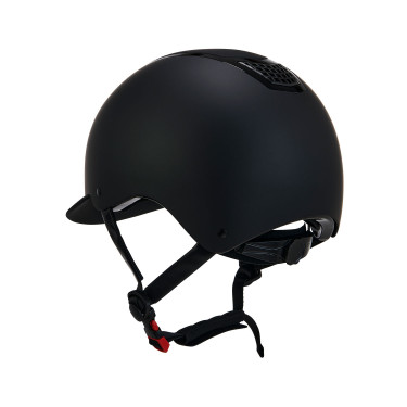 Casque ultra-léger avec cadre poli Eclipse Equestro Noir / noir