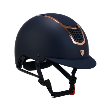 Casque ultra-léger avec cadre poli Eclipse Equestro Marine / rose gold Bleu marine
