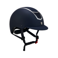 Casque ultra-léger avec cadre poli Eclipse Equestro Noir / noir