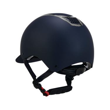 Casque ultra-léger avec cadre poli Eclipse Equestro Marine / argent Bleu