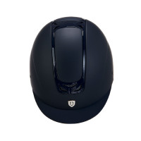 Casque Frame avec cadre argenté Equestro Noir / noir