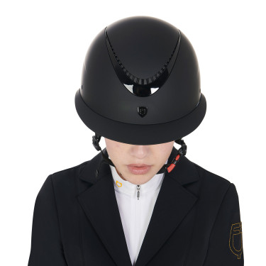 Casque femme Galaxy avec visière large et cadre brillant Equestro Casque femme Galaxy avec visière large et cadre brillant Equestro