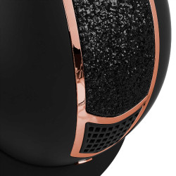 Casque Eclipse avec strass Equestro Noir / rose gold