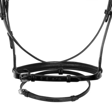 Bride obstacle en cuir anglais Equestro Bride obstacle en cuir anglais Equestro