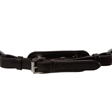 Bride en cuir roulé Poesia Acavallo Marron foncé