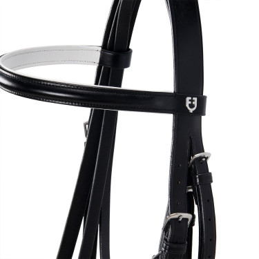 Bride en cuir lisse de dressage Dressage+ Equestro Bride en cuir lisse de dressage Dressage+ Equestro