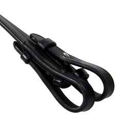 Bride de dressage en cuir Dressage Equestro Noir