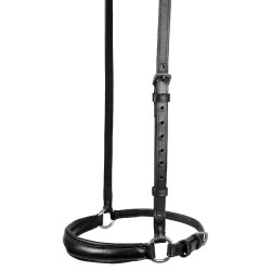 Bride avec muserolle style allemand Equestro Noir