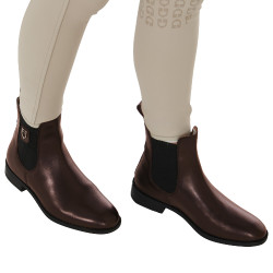 Boots unisex avec élastiques latéraux Classic Equestro Marron foncé