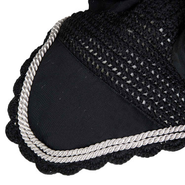 Bonnet anti-mouches tricoté avec cordura Equestro Bonnet anti-mouches tricoté avec cordura Equestro