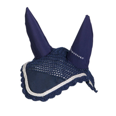 Bonnet anti-mouches tricoté avec cordura Equestro Bonnet anti-mouches tricoté avec cordura Equestro