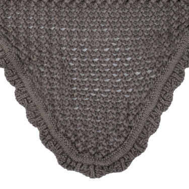 Bonnet anti-mouches poney en coton avec oreilles élastiques Equestro Gris Bonnet anti-mouches poney en coton avec oreilles élastiques Equestro Gris