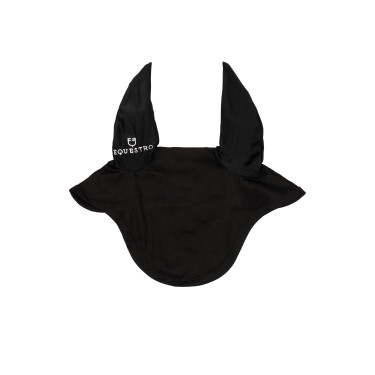 Bonnet anti-mouches poney avec oreilles élastiques collection basique Equestro Bonnet anti-mouches poney avec oreilles élastiques collection basique Equestro