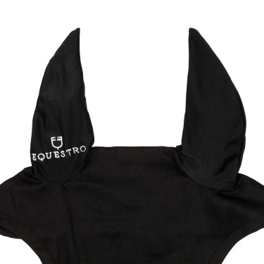 Bonnet anti-mouches poney avec oreilles élastiques collection basique Equestro Bonnet anti-mouches poney avec oreilles élastiques collection basique Equestro