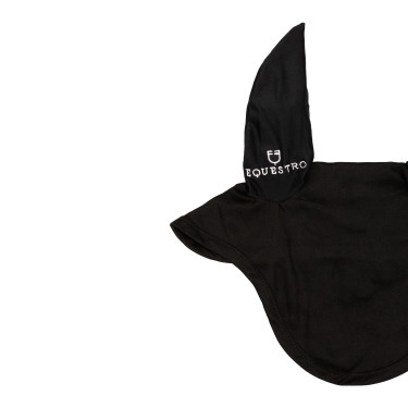 Bonnet anti-mouches poney avec oreilles élastiques collection basique Equestro Bonnet anti-mouches poney avec oreilles élastiques collection basique Equestro