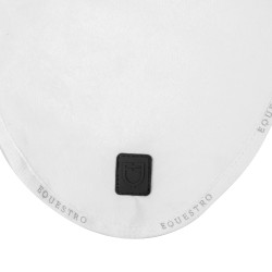 Bonnet anti-mouches en velours et tissu technique Equestro Blanc / blanc Bonnet anti-mouches en velours et tissu technique Equestro Blanc / blanc