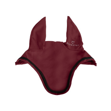 Bonnet anti-mouches en tissu technique stretch avec logo collection Elegance Equestro Bonnet anti-mouches en tissu technique stretch avec logo collection Elegance Equestro