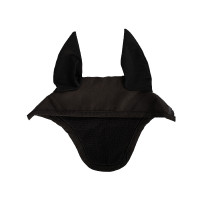 Bonnet anti-mouches en tissu technique stretch avec logo collection Elegance Equestro Noir